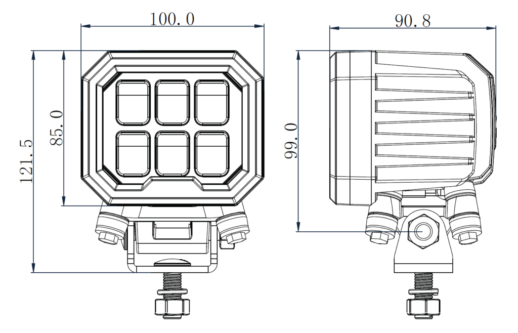 Габаритный эскиз APL9100-060WZG VD